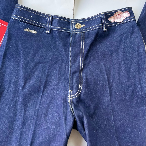 RARE Vintage Dark Denim Chardon Paris high-waisted jeans NWT - Picture 7 of 10